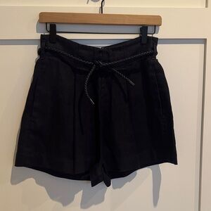 Zimmermann Navy High Waist Shorts